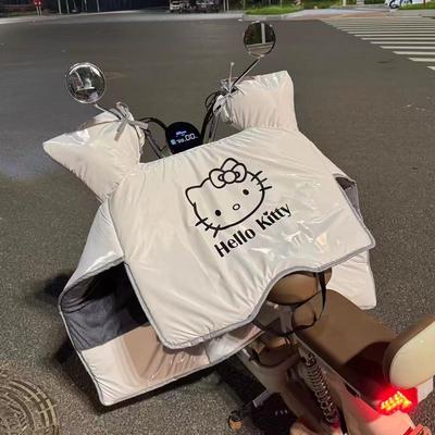 电动车挡风被冬季加绒加