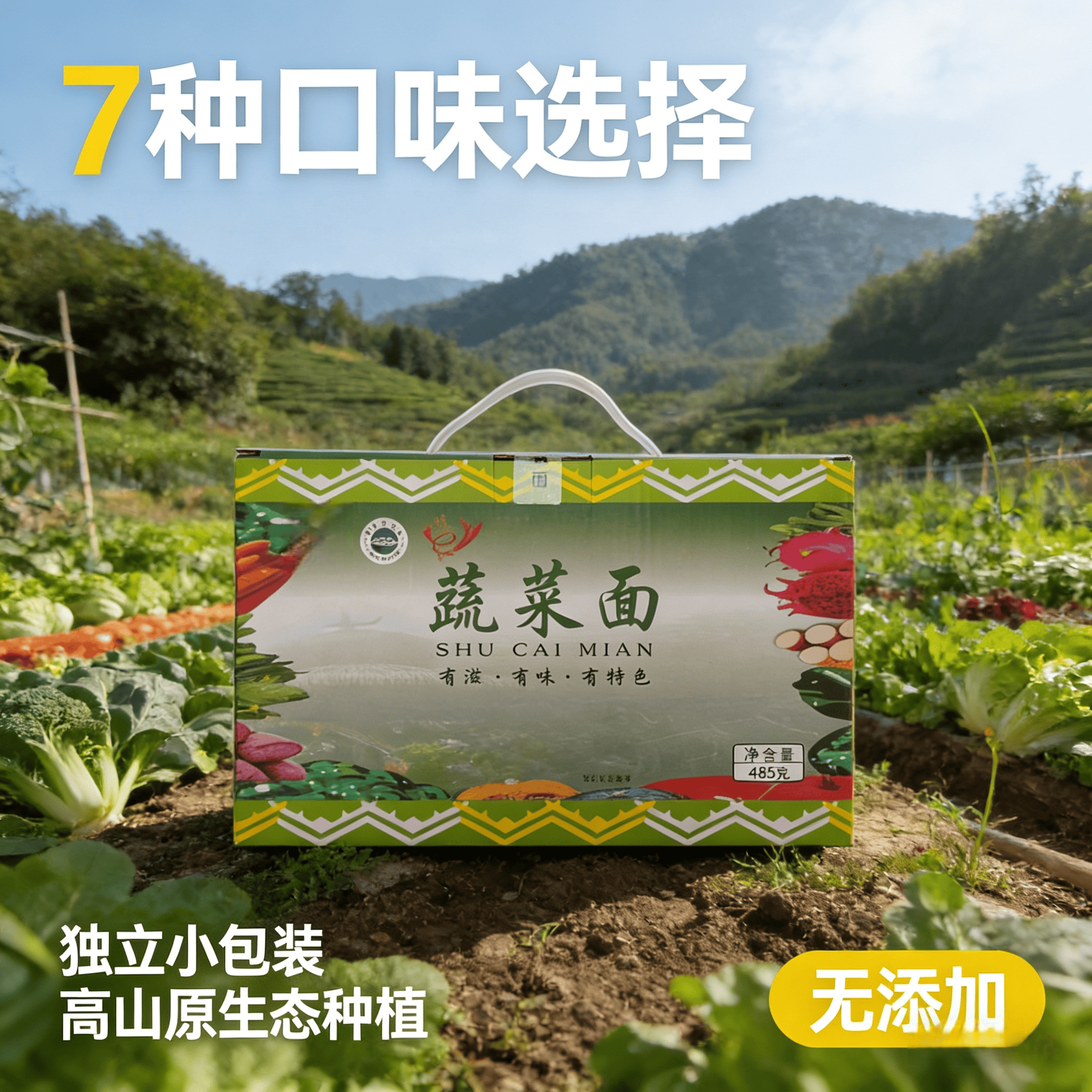 广东菜心山药淮山紫薯南瓜红萝卜黄桃火龙果蔬果面条挂面宝宝适用