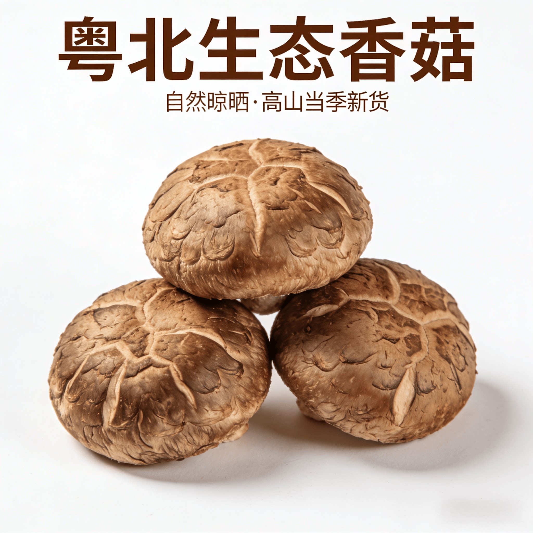 广东粤北原产高山香菇干货蘑菇冬菇干煲汤无硫熏当季新货泡发率高