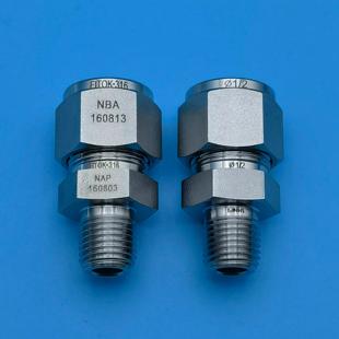 FITOK飞托克卡套直通终端1/2×1/4NPT阳螺纹 型号SS-CM-FL8-NS4