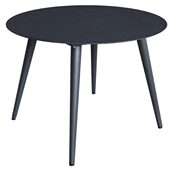 户外休闲茶桌铝合金简约家用网红圆桌室外别墅花园露台简易小桌子