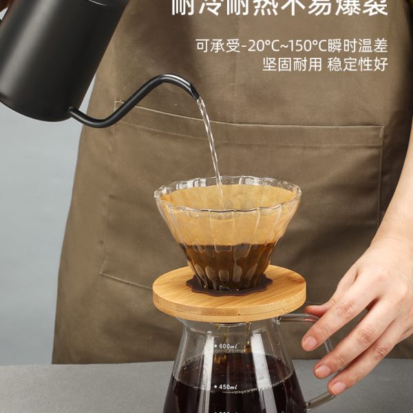 咖啡壶手冲咖啡滤杯v60咖啡过滤器漏斗云朵壶分享壶咖啡器具套装