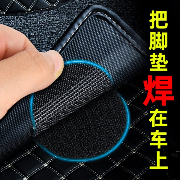 魔术贴双面胶汽车脚垫专用后备箱魔术贴固定带圆形超强力魔术扣胶