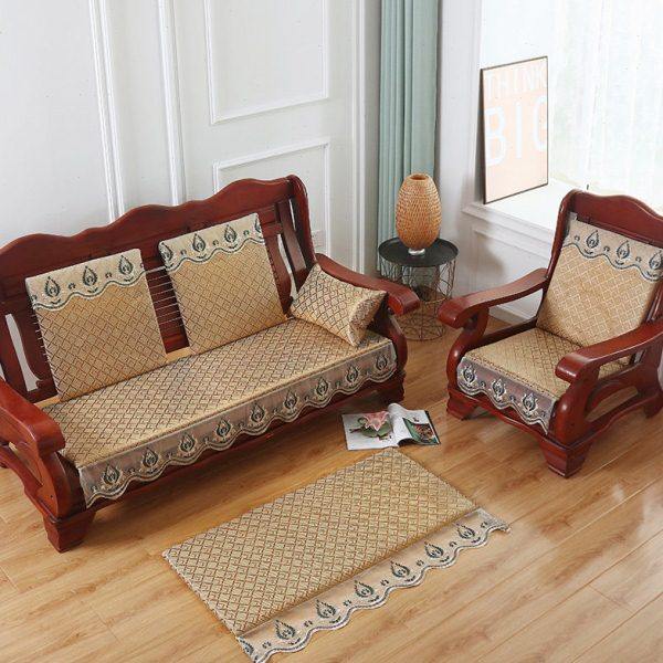 夏季实木沙发垫冰藤凉席红木坐垫夏天藤草防滑加厚藤席联邦椅座垫,居家布艺,沙发垫,淘宝优惠券,粉丝福利购,淘宝优惠卷