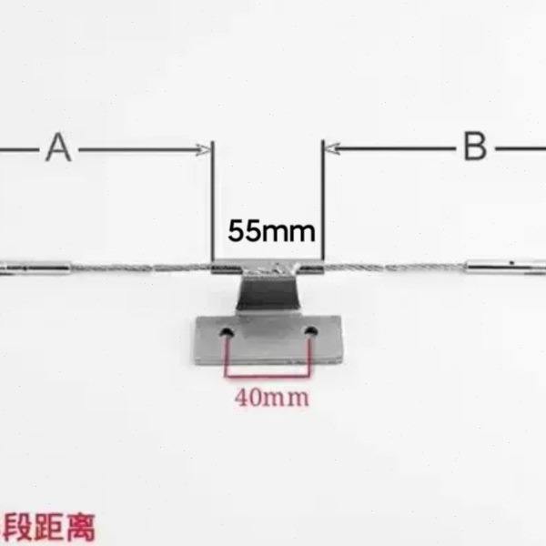 货梯钢丝绳 层门货梯门绳 双折中分门 支架孔距40mm 可定制尺寸,五金/工具,其他机电五金,淘宝优惠券,粉丝福利购,淘宝优惠卷