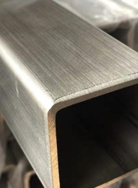 不锈钢304方管201圆管316矩形管45*35异形扶手管可激光开孔切割