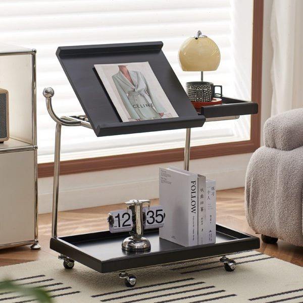 北欧边几实木移动小茶几翻板办公多功能客餐厅床头角几中古小推车,住宅家具,茶几,淘宝优惠券,粉丝福利购,淘宝优惠卷