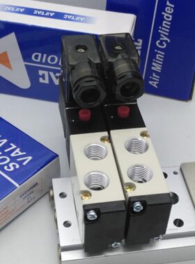 100M电磁阀底座4V210-08汇流板200M-2F3F4F5F6F7F8F9F10F11F12F