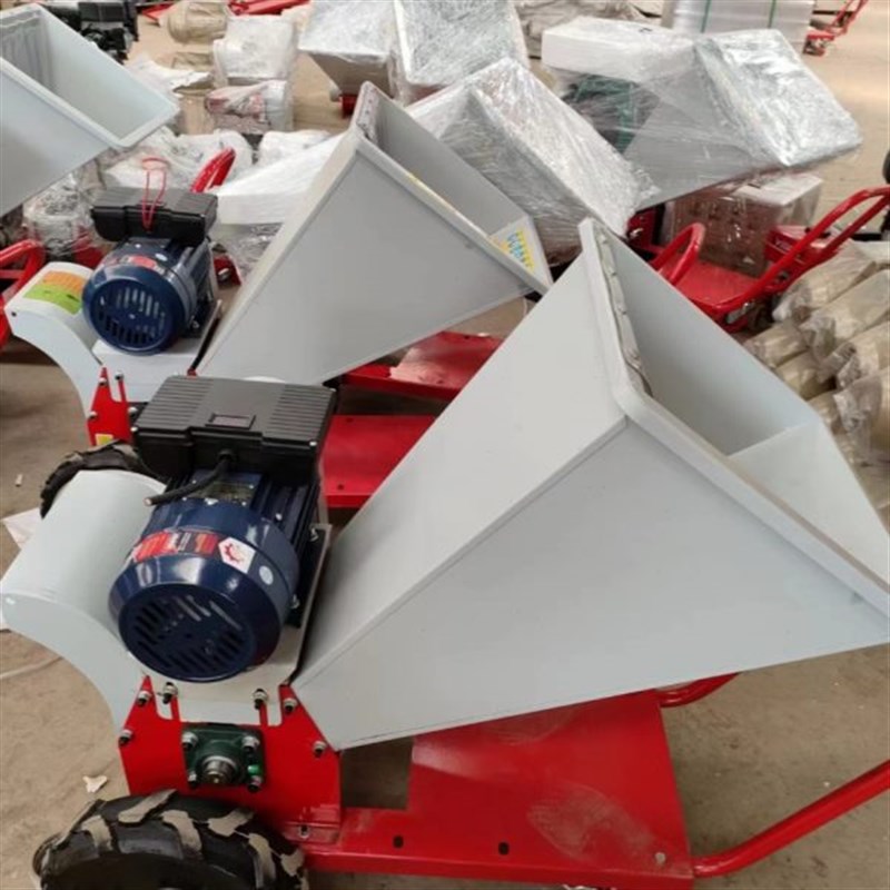 电机款便携移动铡草揉丝机小型家用E秸秆草料养殖牛羊树枝粉碎切