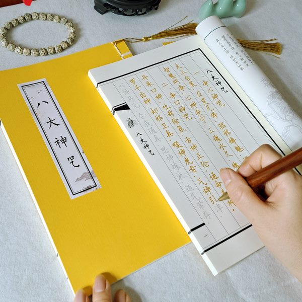 八大神咒抄写本临摹字帖硬笔钢笔秀丽笔成人书法练字帖描红简体字