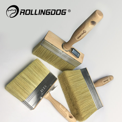 金属丝绸方形刷艺术涂料扁刷粗糙墙面油漆刷艺术漆平面肌理猪鬃刷