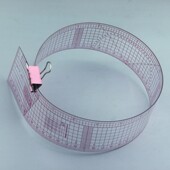 软尺打版 柔软不易断放码 纸样尺服装 长55cm 用品内置刻度不磨灭 尺