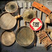 民宿民宅农耕工具老旧农具怀旧物件新农村墙饰耙子农家院装 饰摆件