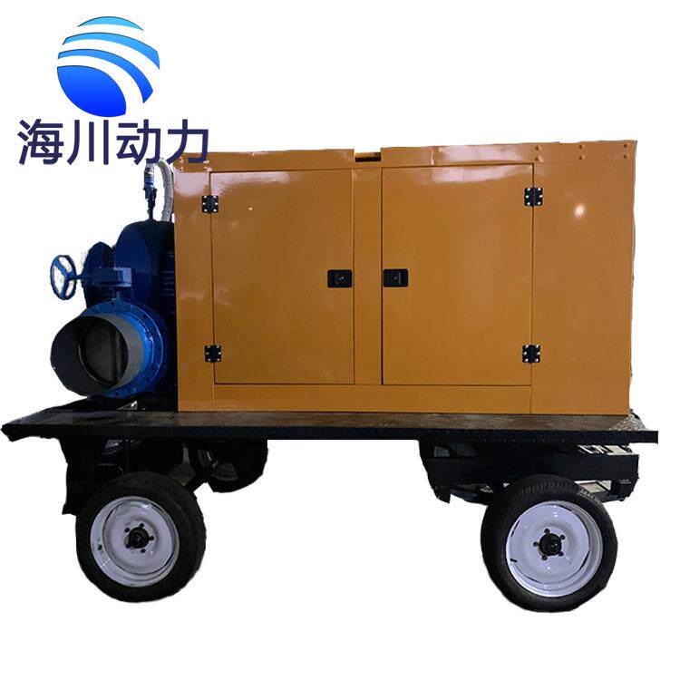 防汛抗洪农田灌溉大流量柴油机水泵混流泵移动泵车