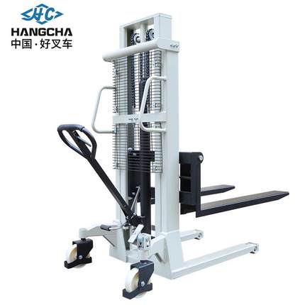 杭叉HCY手动搬运堆垛车堆高车升降车液压装卸车托盘地牛杭州叉车