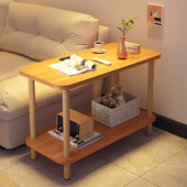 小桌子客厅沙发边柜家用角几出租屋移动小边几茶几床头桌迷你方桌