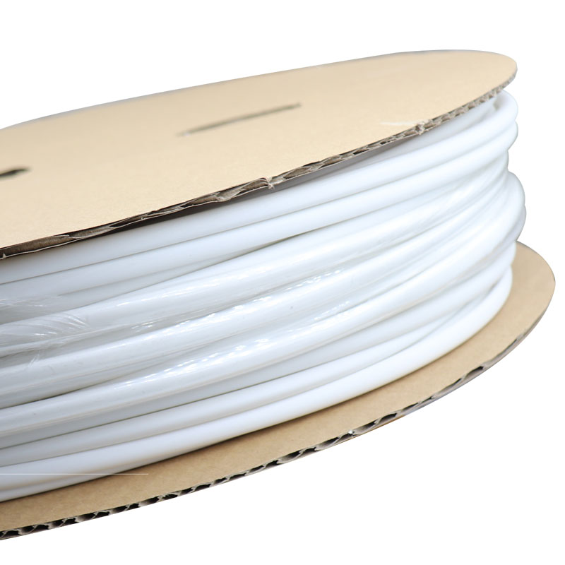 白色热缩管绝缘套管薄壁二倍快A速热收缩管电线保护套电工接线防