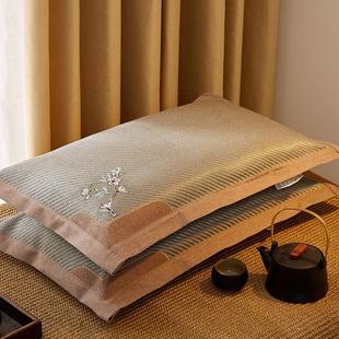 竹枕头夏季凉席枕夏天荞麦茶叶枕冰丝藤枕夏季单人男麻将枕家用