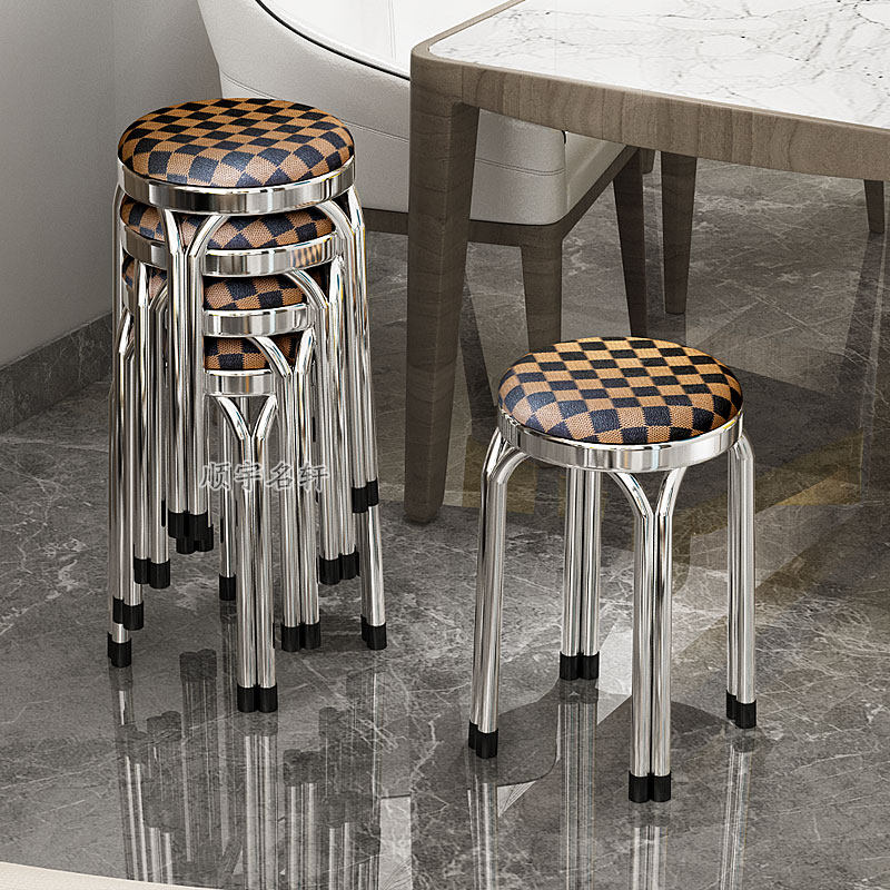 时尚叠放板凳家用餐椅布艺椅子实验室凳餐桌凳学校凳,住宅家具,其它凳子,淘宝优惠券,粉丝福利购,淘宝优惠卷