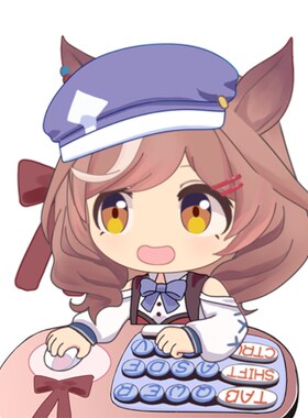 赛马娘诗歌剧桌宠ono代打猫咪电脑挂件键盘映射