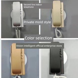 楼宇对讲解锁楼宇对讲电话家庭门铃门禁室内机老式通用分机