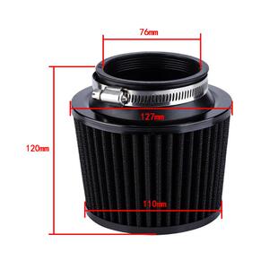 可水洗进气改装冬菇头大流量蘑菇头空气滤芯高流量进气风格多口径