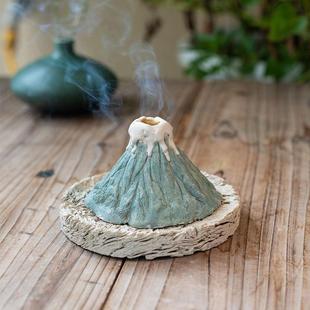 阿楹 线香插盘不落灰焚香沉香摆 艺术小众茶室香薰炉倒流香底座线