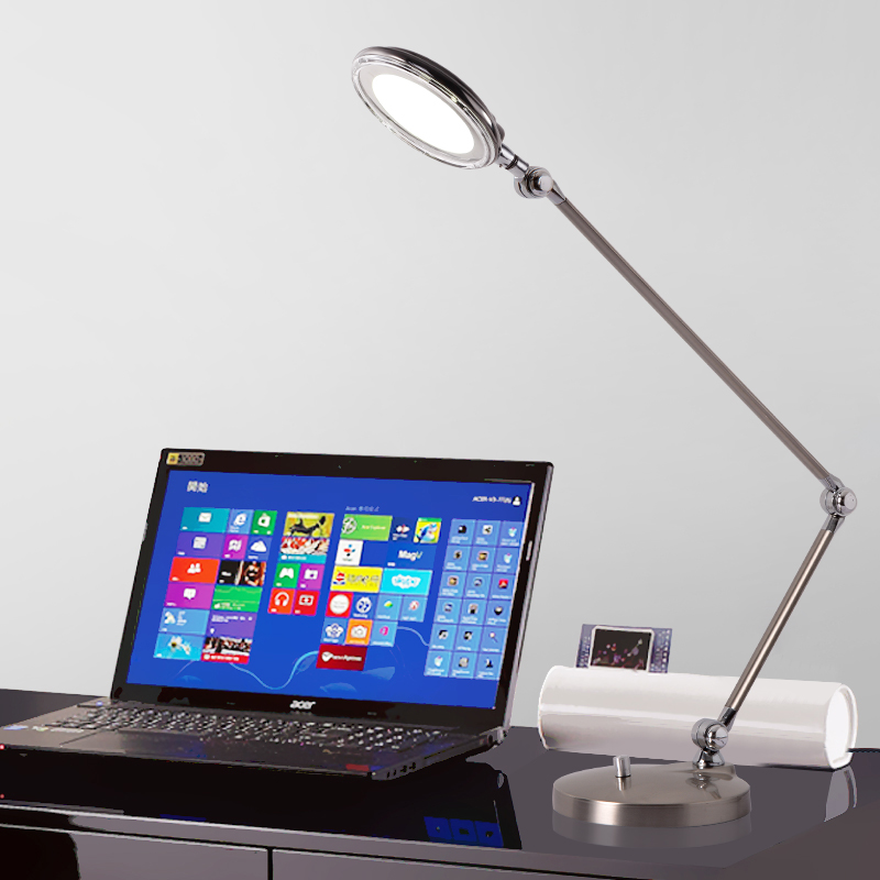 LED台灯护眼灯书桌阅读学习长臂简约现代商务酒店工作办公室台灯
