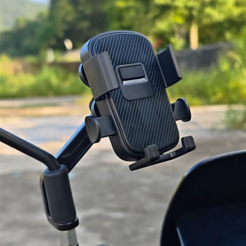 电动车手机支架外卖骑手防抖减震一秒取放横杆后视镜款自行车导航