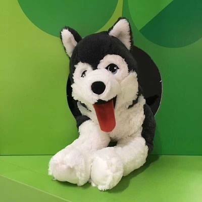 哈士奇玩偶丽夫利二哈毛绒玩具狗狗公仔儿童礼物小狗狗