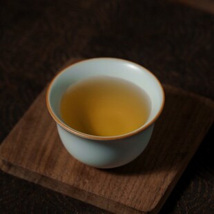 汝窑知己杯品茗杯复古主人茶杯陶瓷小号景德镇功夫茶杯单杯礼盒装