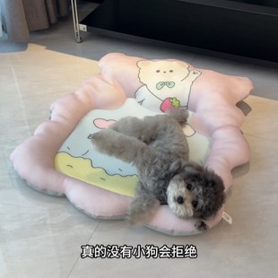 通用可拆洗猫咪睡觉透气凉垫子 夏日狗窝懒人沙发可躺可睡冰垫四季