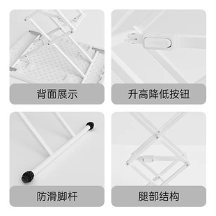 折叠桌子户外餐桌家用饭桌便携电脑书桌简易宿舍儿童学习可升降桌