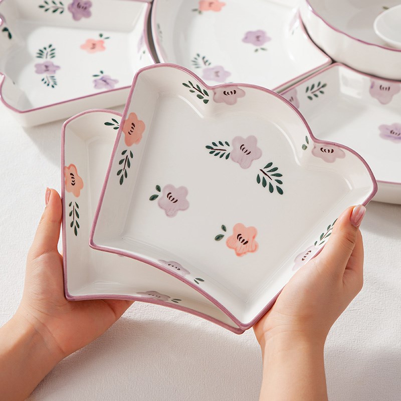 陶瓷年夜饭家庭拼盘团圆饭餐具组合套装家用乔迁新居圆桌长桌整套