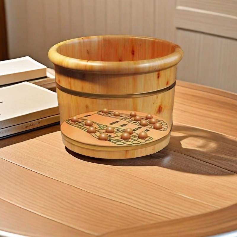 实木保温洗脚桶过小腿木质泡脚盆洗脚木桶养生足浴木盆泡脚桶