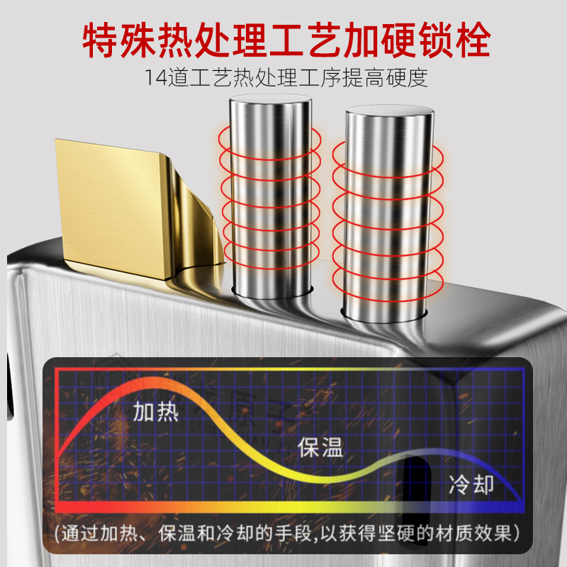 威龙原子老式家用通用型铁门锁木门锁入户防盗门锁具套装外装门锁