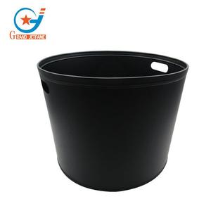 铁炭桶家用铁壁炉工具壁炉配件哑光黑色铁皮柴桶碳桶