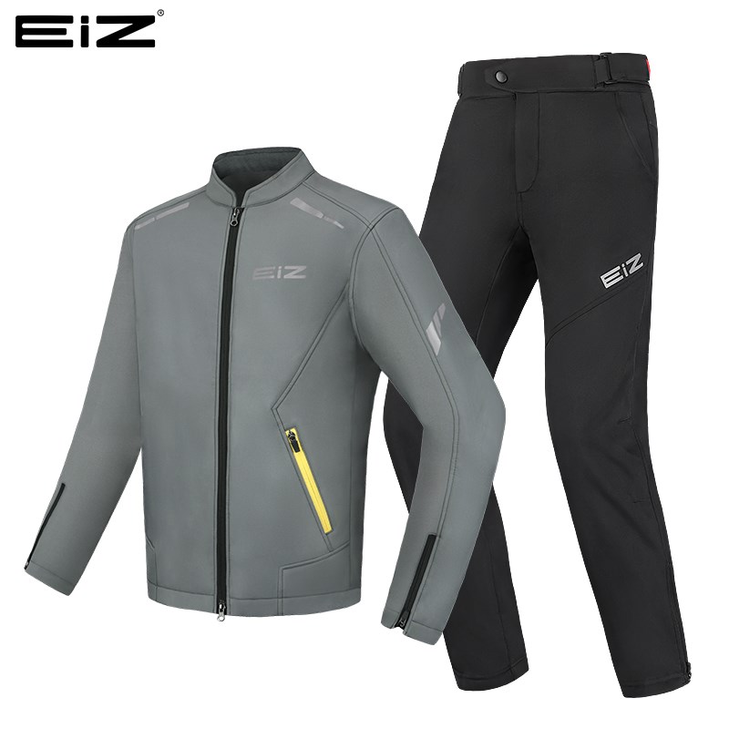 EIZ摩托车骑行服机车赛车防风防摔冬四季防泼水保暖通勤套装男女