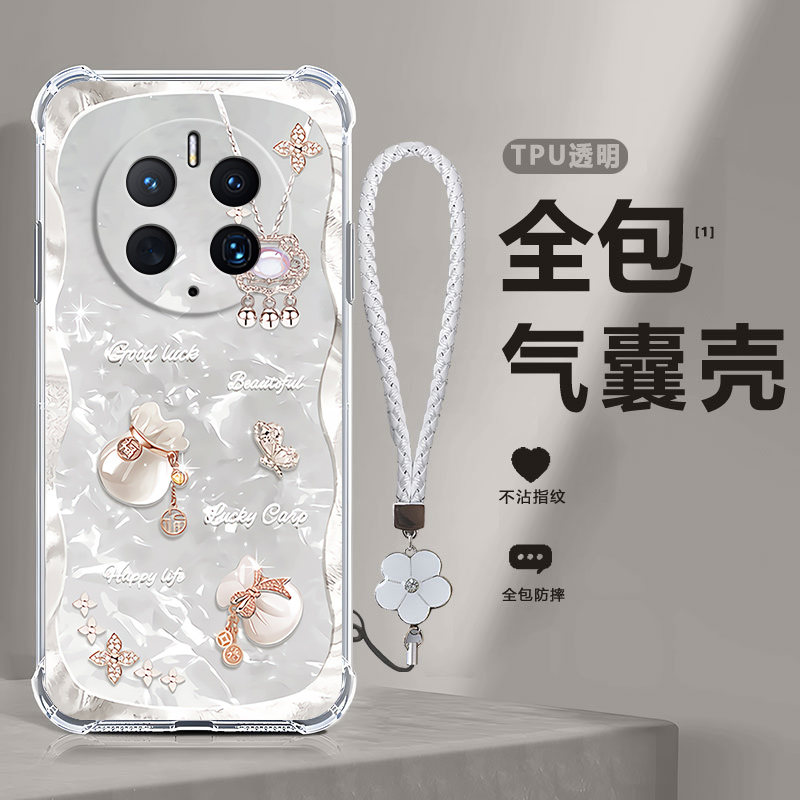 四角防摔，透明加厚气囊