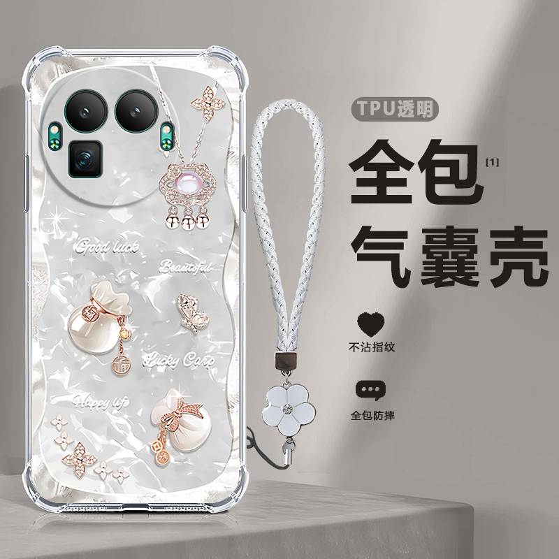 四角防摔,透明加厚气囊