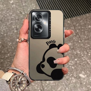 适用OPPOA79 5G手机壳CPH2557海外版a795G熊猫彩银硅胶全包防摔opa套opopa男女oppa新款oppo外壳oppocph国际