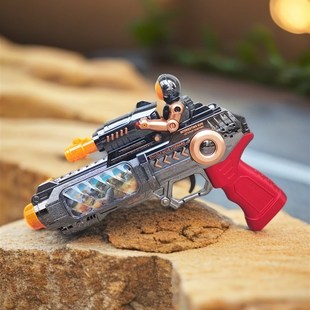 儿童玩具枪e3-孩礼电动喷雾发光发声震动炫酷加水冒烟枪男6子岁物