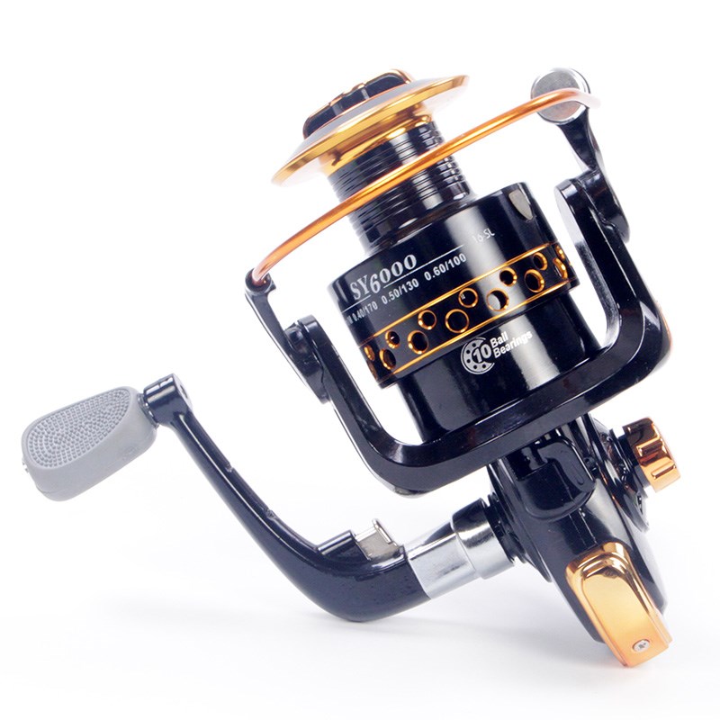 路亚纺车轮 金属渔轮不锈钢路亚海竿远投轮海杆轮鱼轮鱼线轮