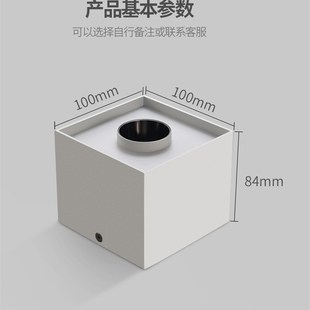 斗胆灯led射灯筒灯一体吸顶正方无主盒子卧W室客厅极简约 单头明装