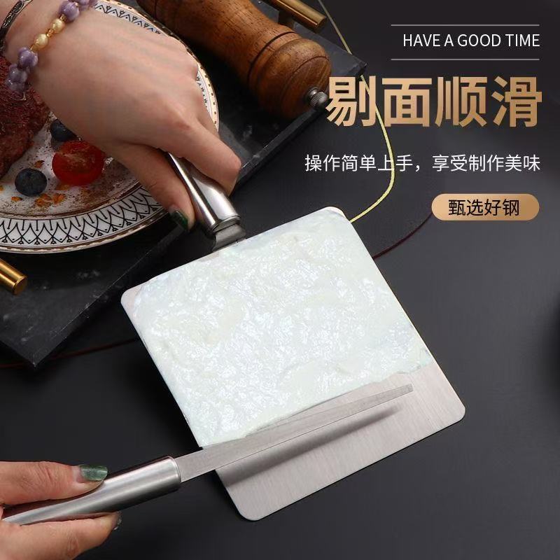 不锈钢剔尖面工具福鼎肉片刮板瘦肉丸虾滑丸子刮板摆摊商用拔鱼板