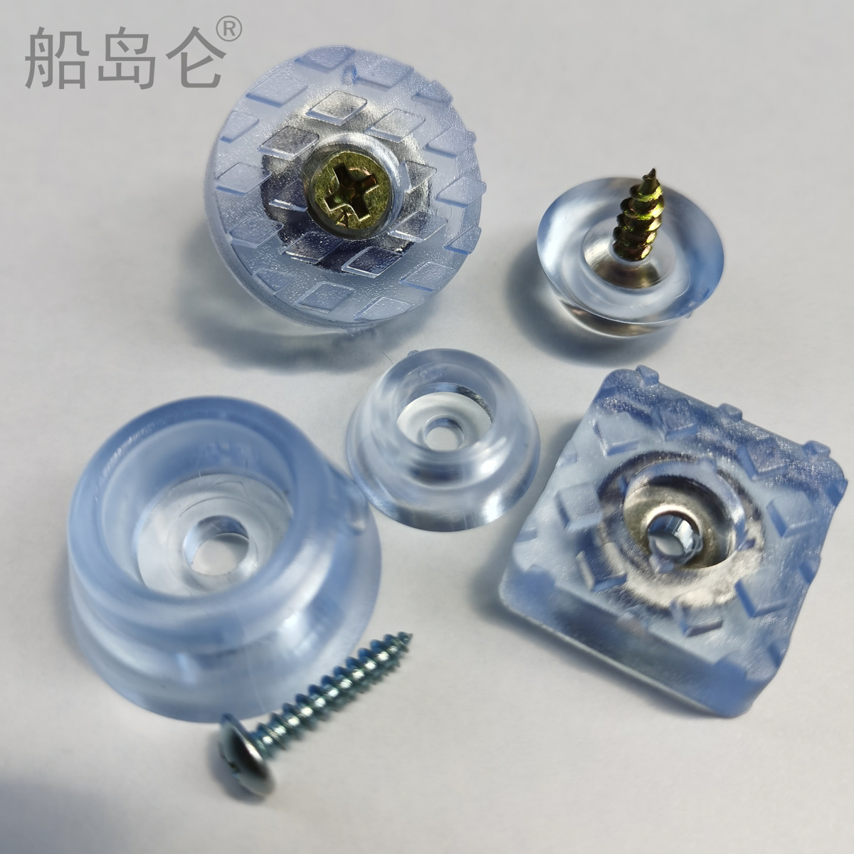 透明家具脚钉 软pvc硅橡胶消音防滑减震增高防潮防刮耐磨方圆脚垫