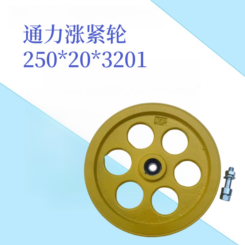 通力电梯涨紧轮 250*20*3201/6201张紧装置 限速器涨紧轮电梯配件
