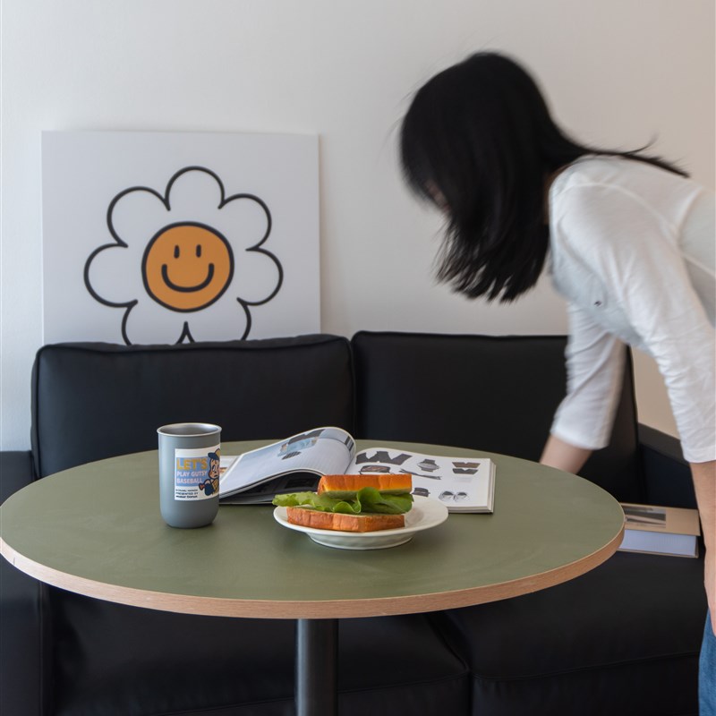 升降圆桌液压可移动边几沙发边几小圆桌子床边桌升降小茶几咖啡桌