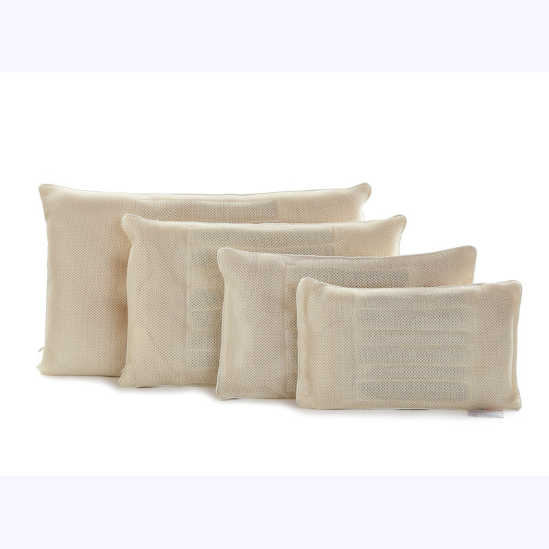 宝宝枕头实心儿童成人木棉决明子枕芯硬单人带枕套透气双面夏薄枕