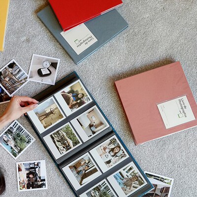 韩国invite.L拍立得宝丽来600相册本4寸插页式正方形照片3寸影集